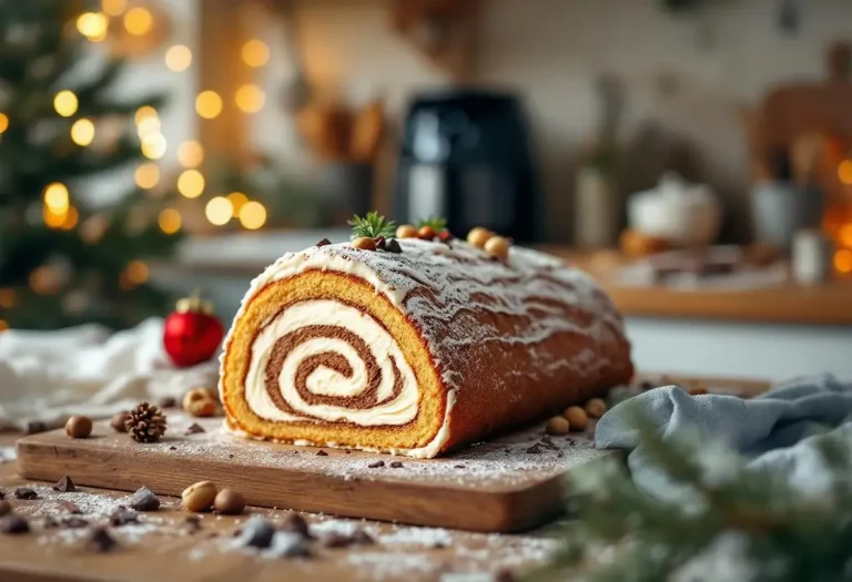 Bûche de Noël au Airfryer : la recette ultra express pour bluffer vos invités sans four