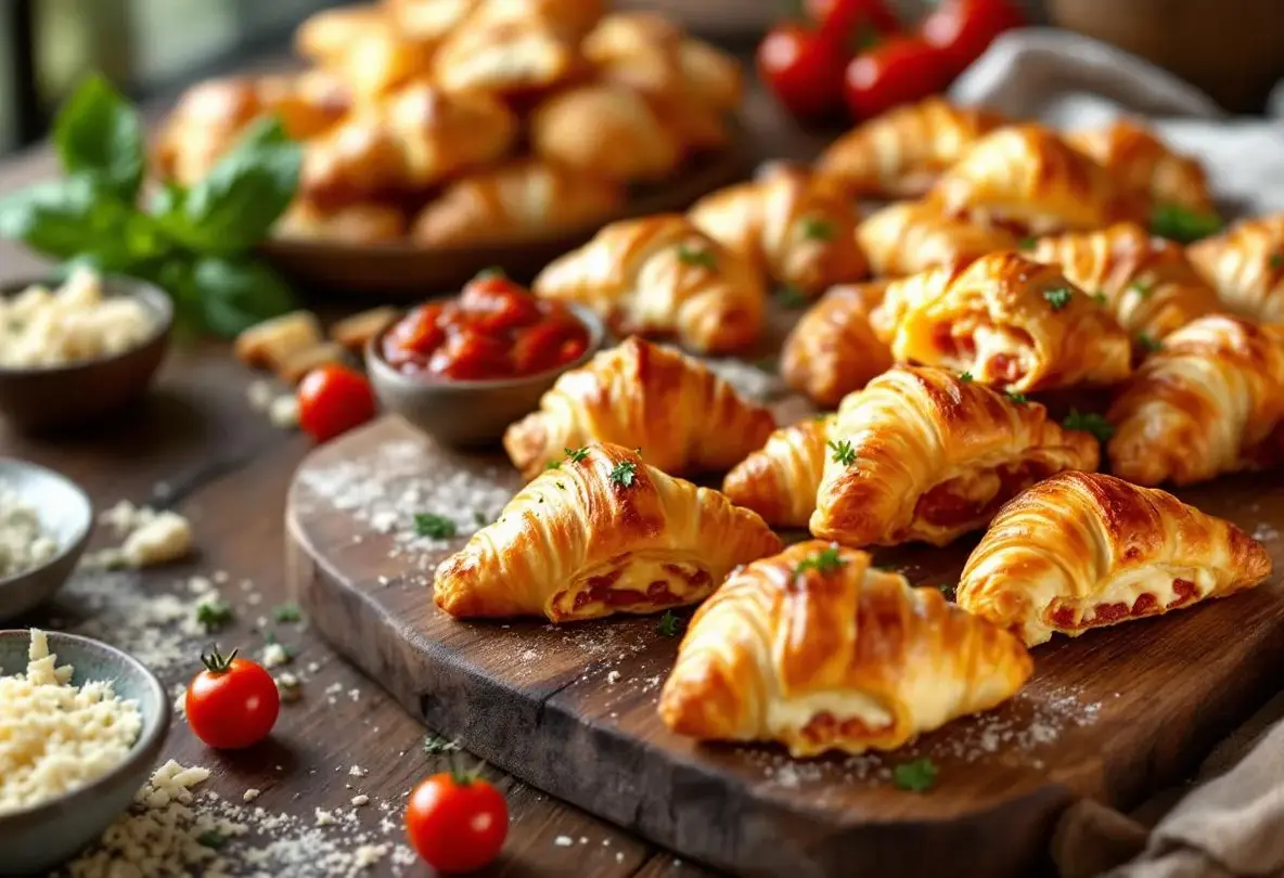 Ces croissants apéro goût pizza font un véritable carnage à chaque tournée