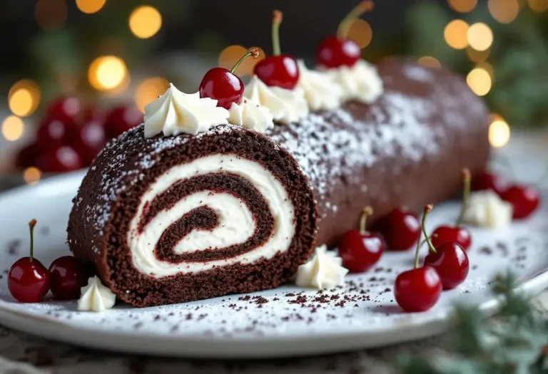 Cette bûche de Noël façon Cyril Lignac est légère, aérienne et bluffe tous vos invités dès la toute première bouchée