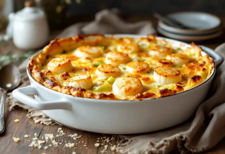 Gratin poireaux–Saint-Jacques : « simple à faire, mais digne d’un repas de fête »