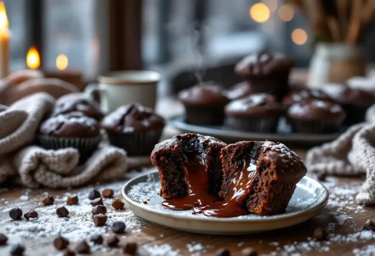 Moelleux dehors, cœur coulant dedans : ces muffins au chocolat sont officiellement notre nouveau rituel d’hiver