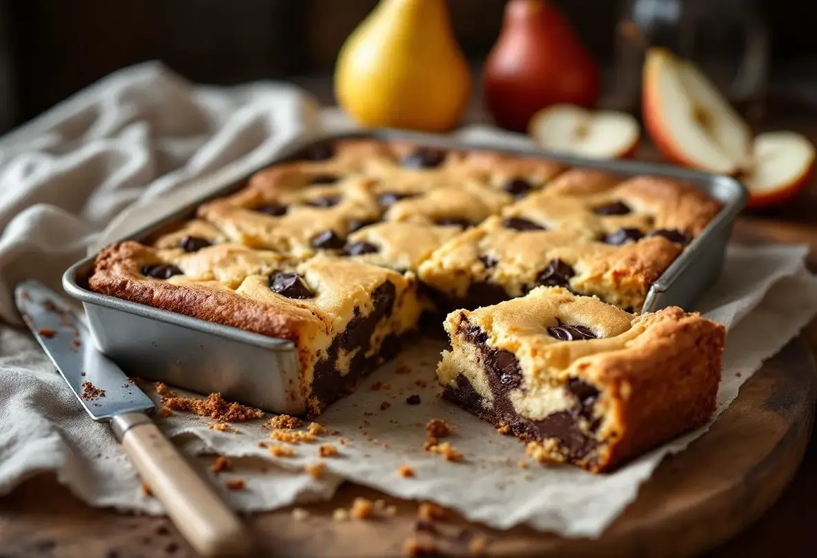 Plus fondant qu’un cake : ce dessert poire-chocolat va sûrement vous rendre accro !