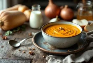 Soupe courge butternut 4 ingrédients : le velouté ultra doux