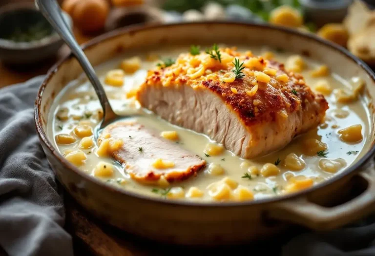 Ce rôti de porc cuit au lait est si fondant qu’on le coupe à la cuillère