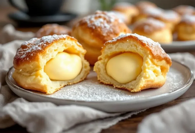 Ces choux à la crème pâtissière sont une vraie tuerie : coques légères, crème vanille ultra lisse