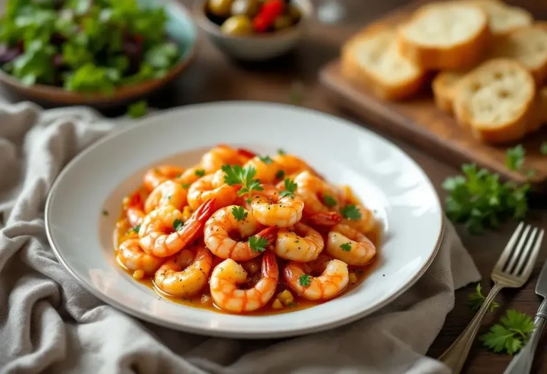 Crevettes marinées pour l’apéro : curry, piquillos et piment d’Espelette prêtes en 30 min