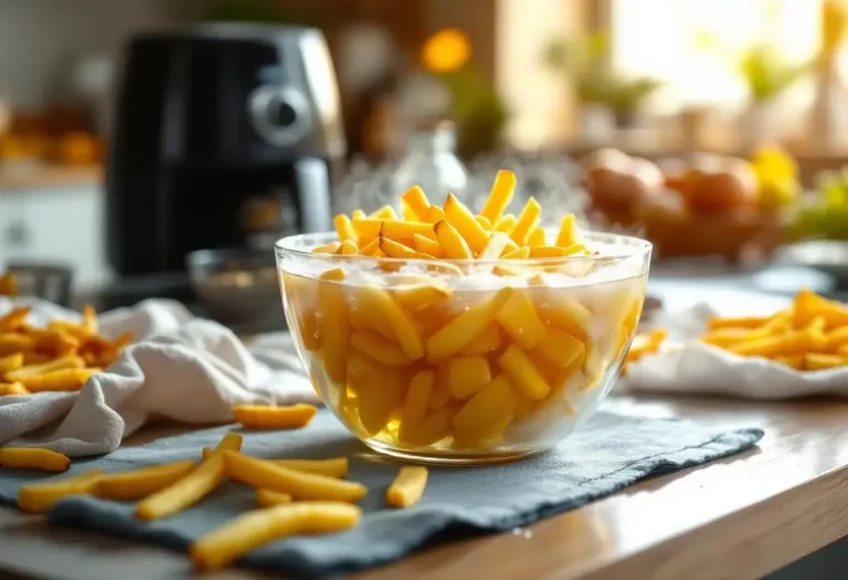 Depuis que je fais ça, mes frites Airfryer sont toujours croustillantes : je vous révèle l’astuce de l’eau chaude