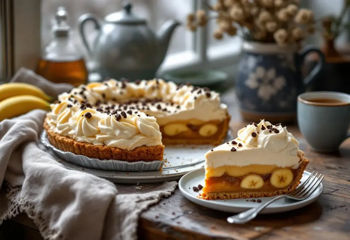Explosion de douceur banane-caramel : le banoffee, ce dessert ultra réconfortant sans four qui fait oublier cet hiver rude en une cuillère !