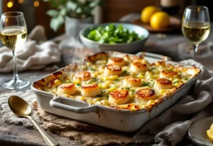 Gratin poireaux–Saint-Jacques : « si simple à faire, mais digne d’un vrai repas de fête »