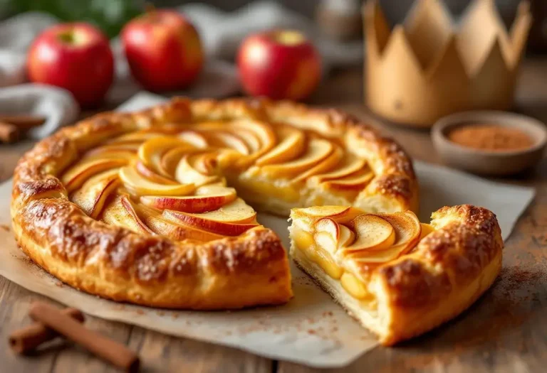 Marre de la frangipane ? Cette galette aux pommes moelleuse et légère va faire l’unanimité pour l’Épiphanie