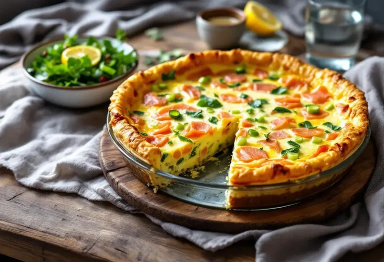 Quatre ingrédients phares, zéro pâte : la quiche poireaux-saumon fumé ultra fondante qui rend l’hiver plus léger