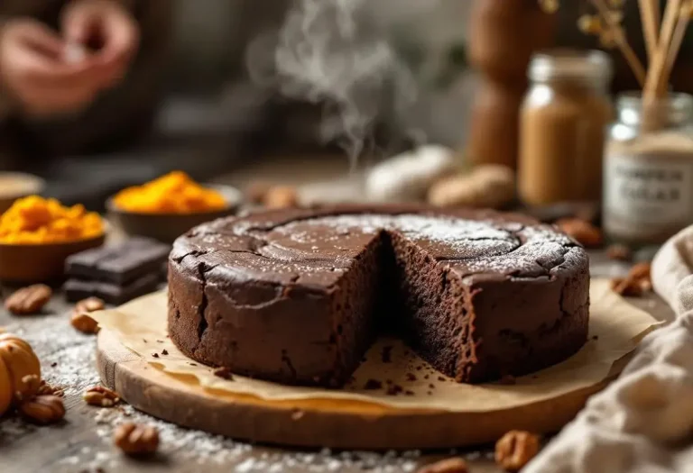 « Un nuage de douceur » : le gâteau courge-chocolat ultra fondant que je prépare chaque hiver pour réchauffer la maison
