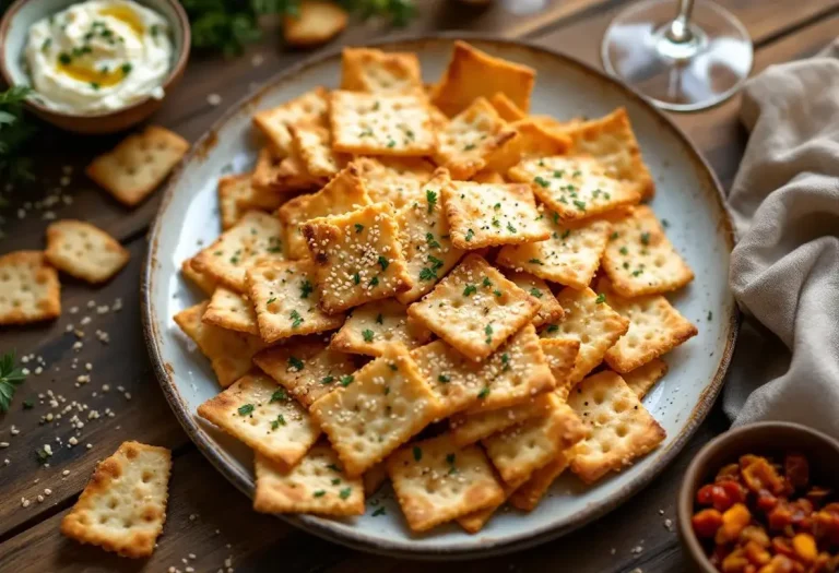 Crackers maison fromage-sésame prêts en 20 minutes : la recette que tout le monde me réclame à l'apéro