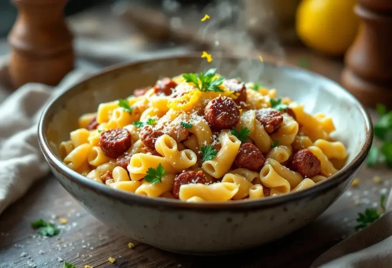Pâtes à la saucisse italienne, fenouil et citron : le dîner ultra parfumé sans vraie sauce